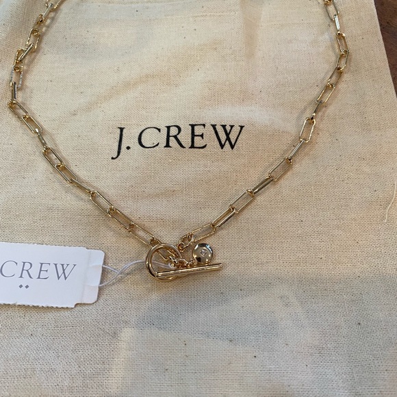 J. Crew Paperclip Toggle Necklace - Picture 13 of 16